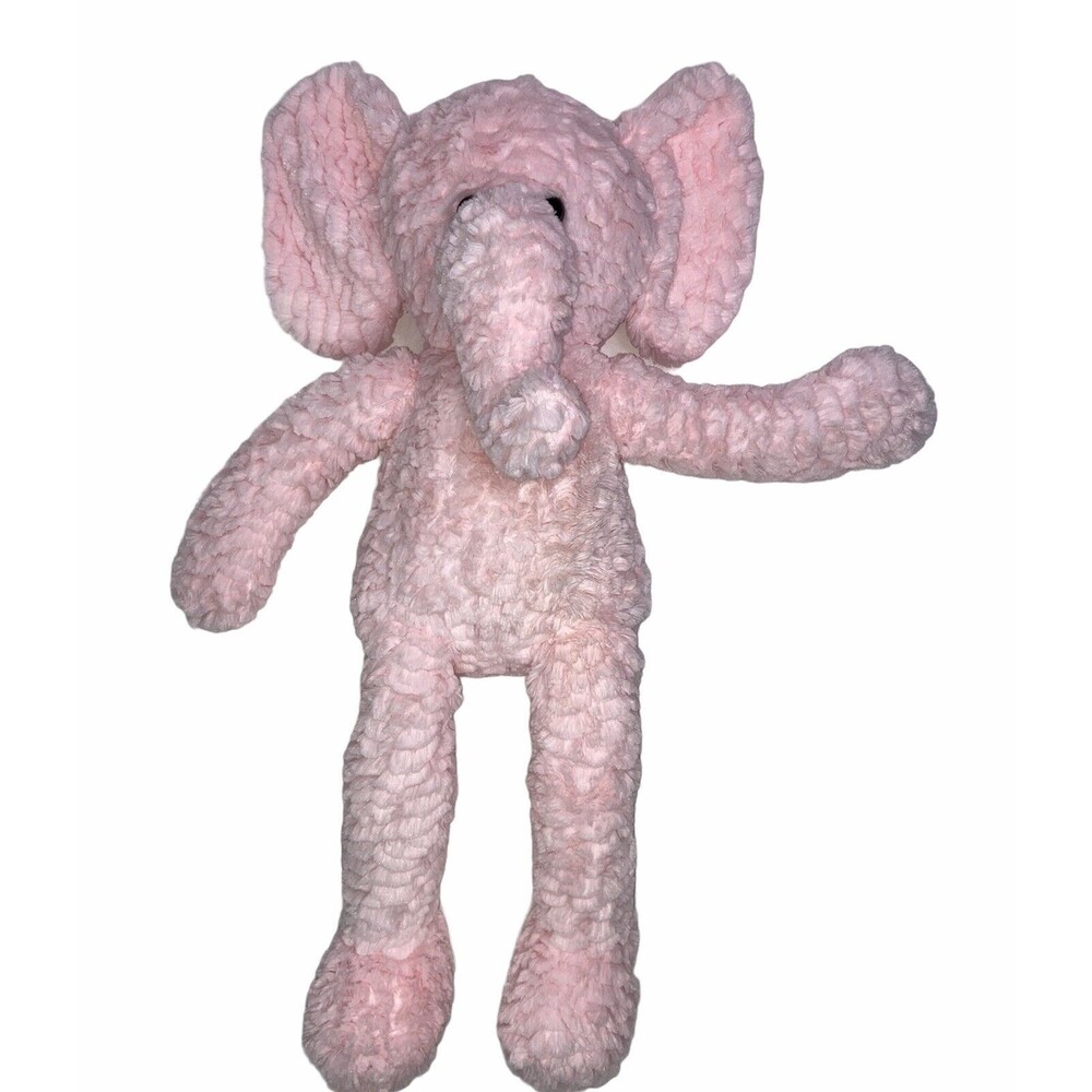 Dan Dee Collectors Choice Pink Elephant 27" Long Fuzzy Soft Plush Toy Animal